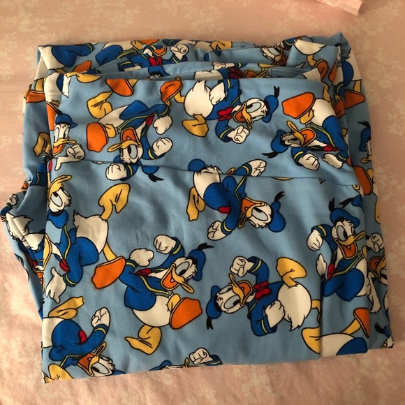 LuLaRoe Donald Duck Leggings TC - Picture 1 of 2